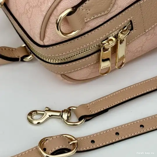 First bag ru TOP GUCCI HANDLE GG BAG SMALL OPHIDIA 0525